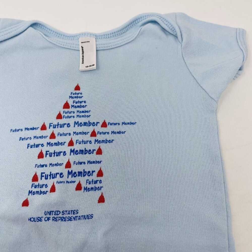 American Apparel Baby 12-18M Future Member US House of Representatives 2565